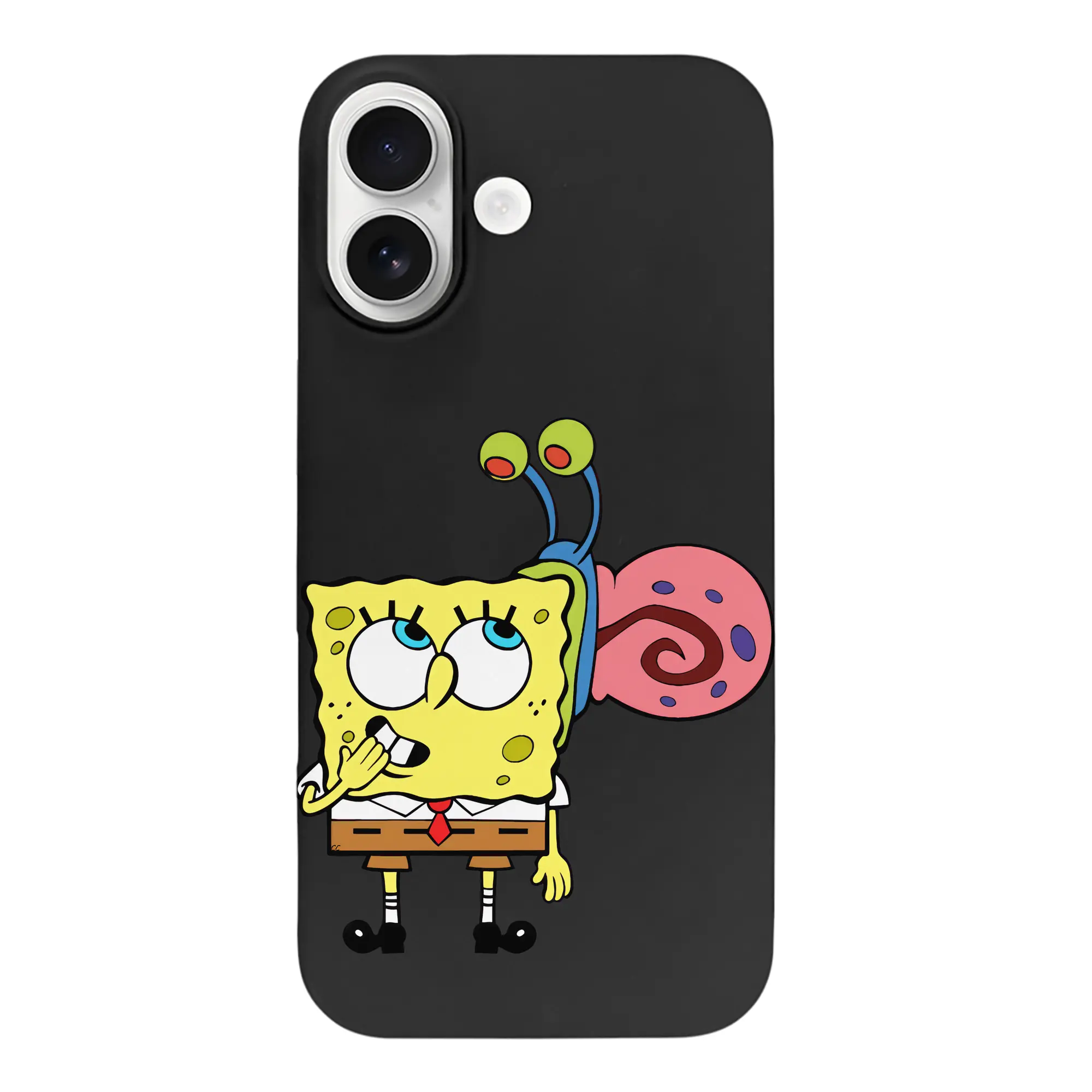 スポンジボブ グッズ カタツムリさん - iPhone 17 シリーズ シリコンケース 薄型 耐衝撃 指紋防止 ソフトタッチカバー 精密フィット 傷防止 保護ケース iPhone 17/17 Air/17 Pro/17 Pro Max 対応